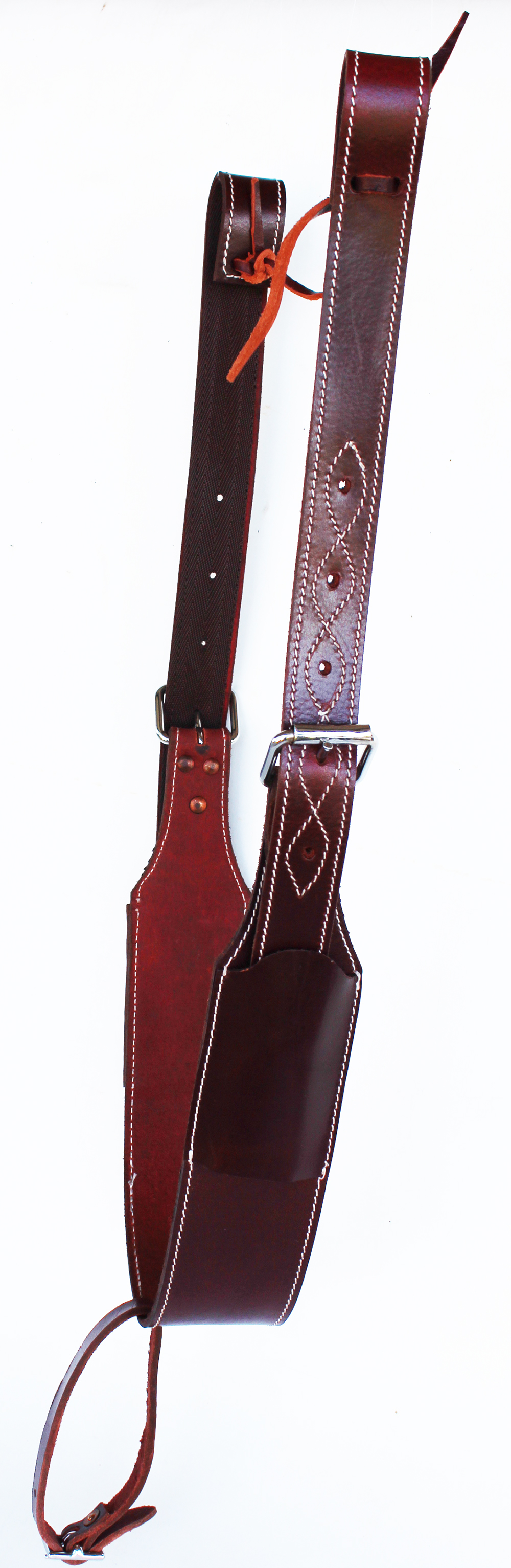 Challenger Western Horse Leather Rear Flank Back Saddle Cinch w