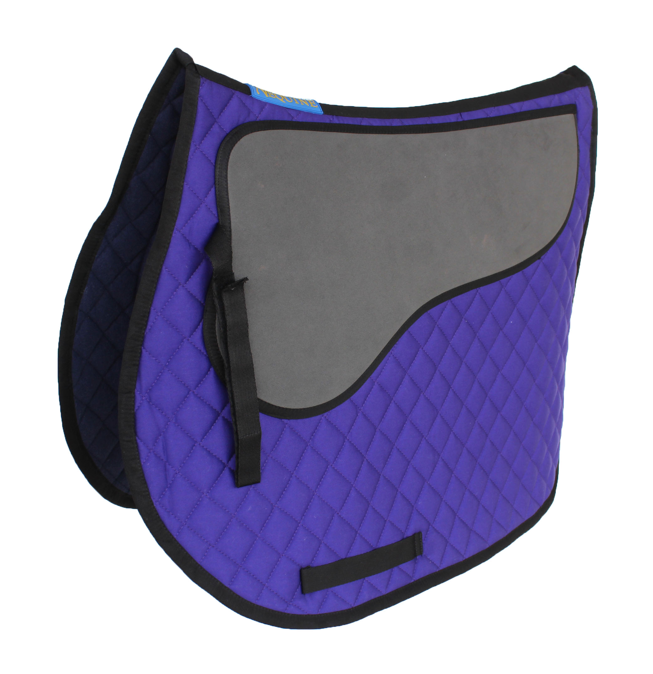 Horse Saddle Pad English Quilted AllPurpose Shock Absorbing Gel Purple