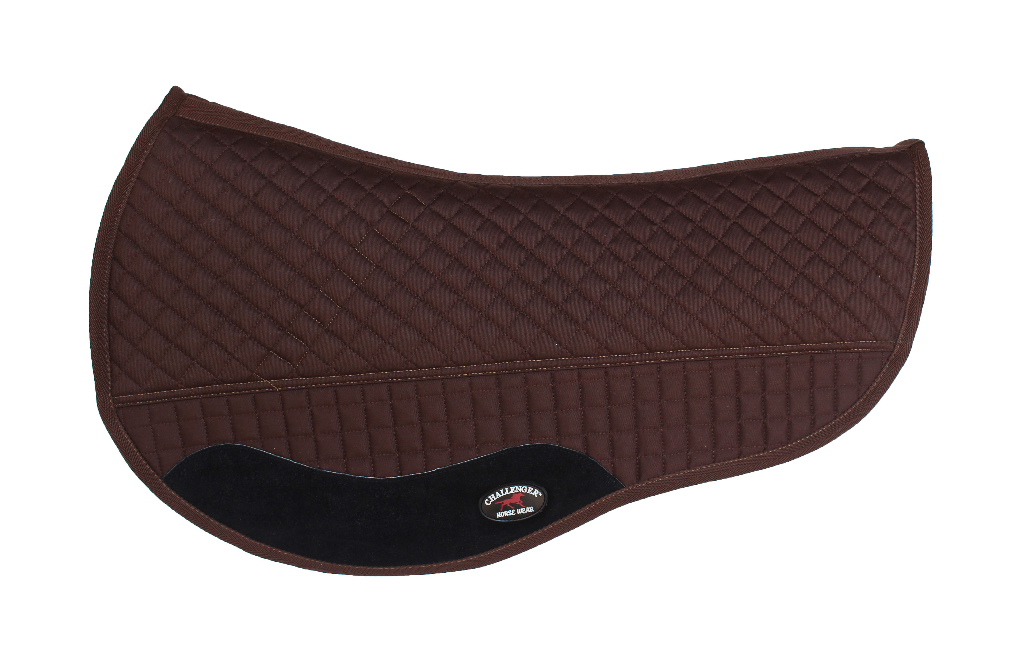 Equine Western Horse SADDLE PAD 28"X38" DOUBLE BACK BARREL FLEECE LINED