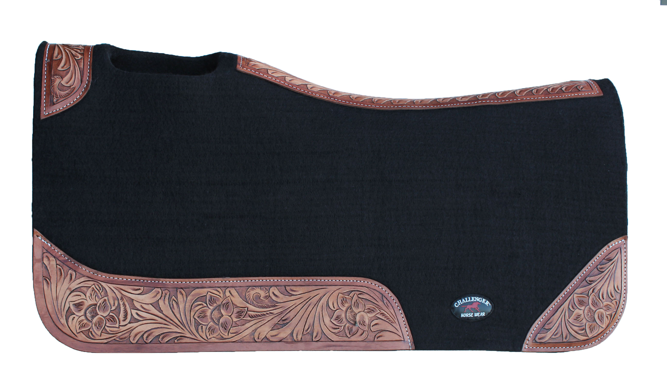 32x30 Horse SADDLE PAD Western Contoured Wool Felt 39177 eBay