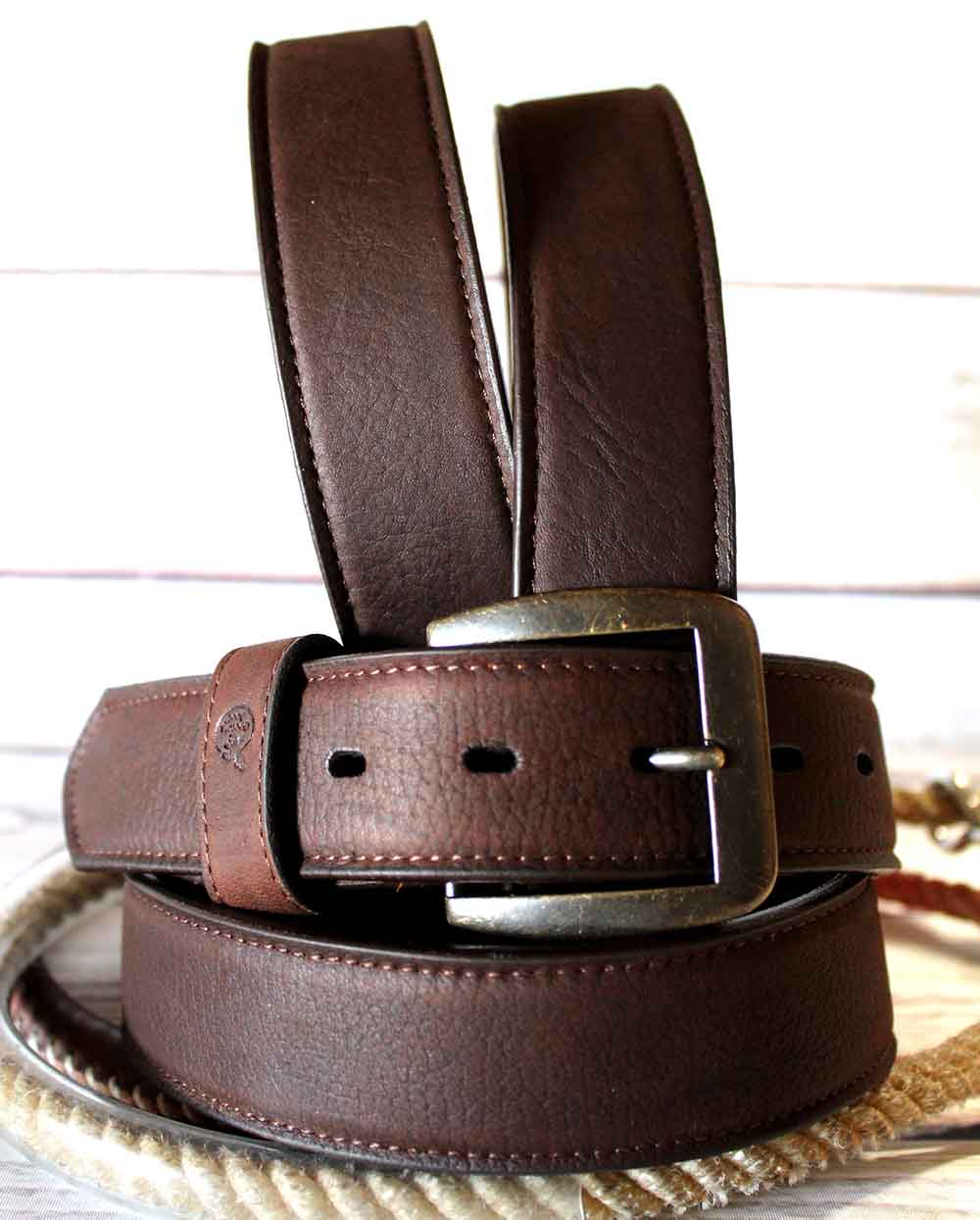 3D USA 1-1/2” Brown Men's Work Uniform Fashion Leather Belt 26GB145 | eBay