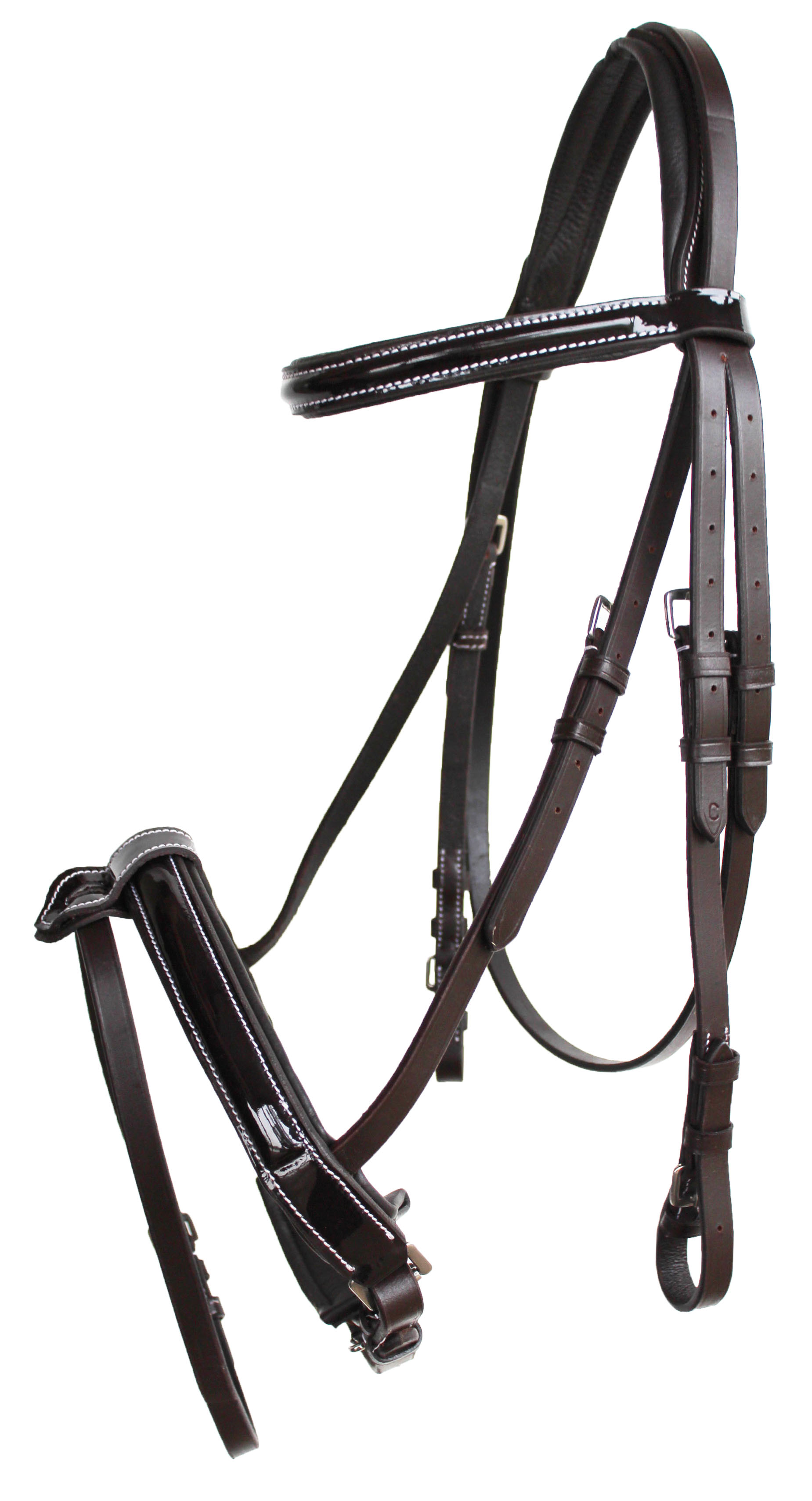 Horse English Brown All-Purpose Trail Pleasure Leather Bridle Reins ...